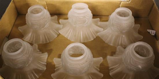 6 glass shades